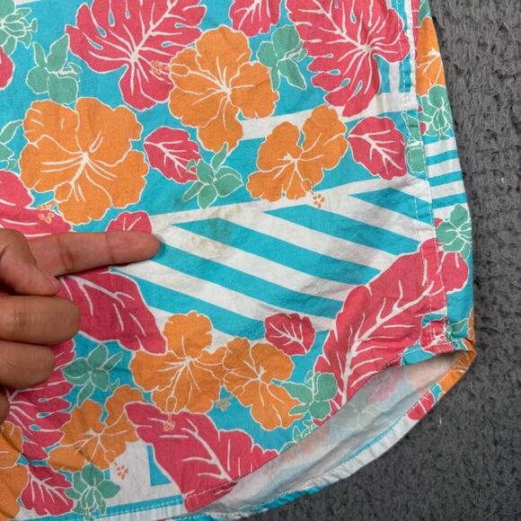 Chubbies The Inspiration Friday Shirt Mens S Floral Colorful Hawaiian Popover - Picture 3 of 9